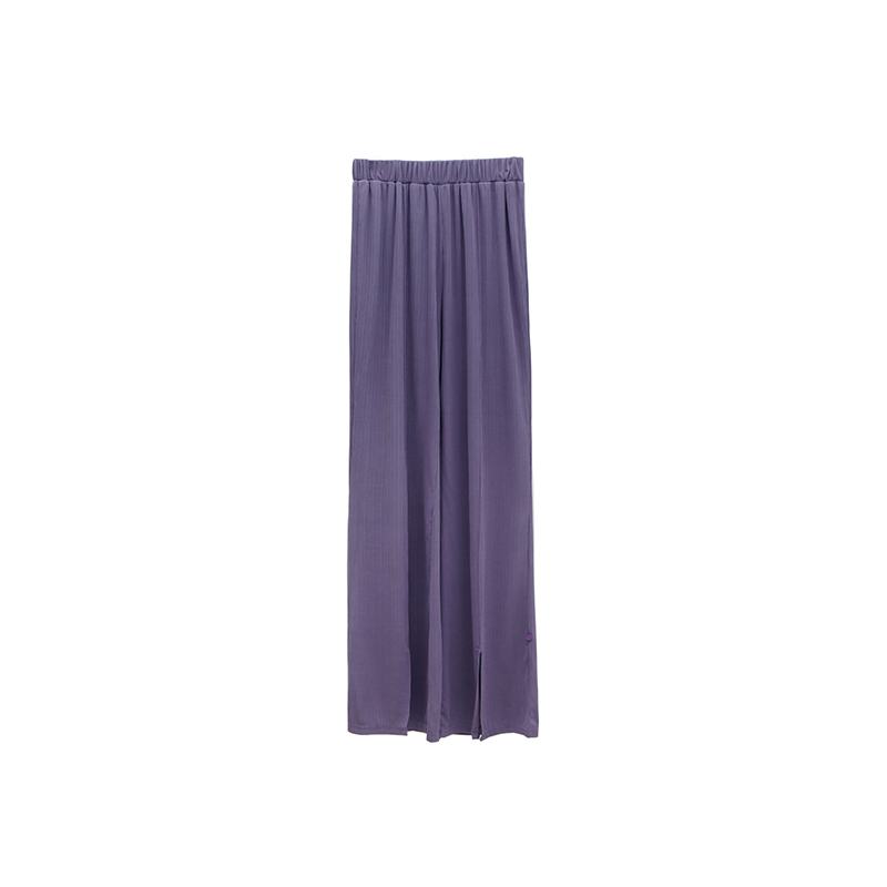 High Waist Knit Draped Mopping Pants